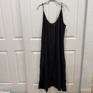9seed‎ California Black Sleeveless Dress Maxi One Size Beach Coverup